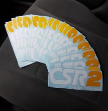 Наклейка CSR2 на авто